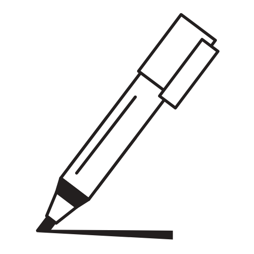 permanent marker pen